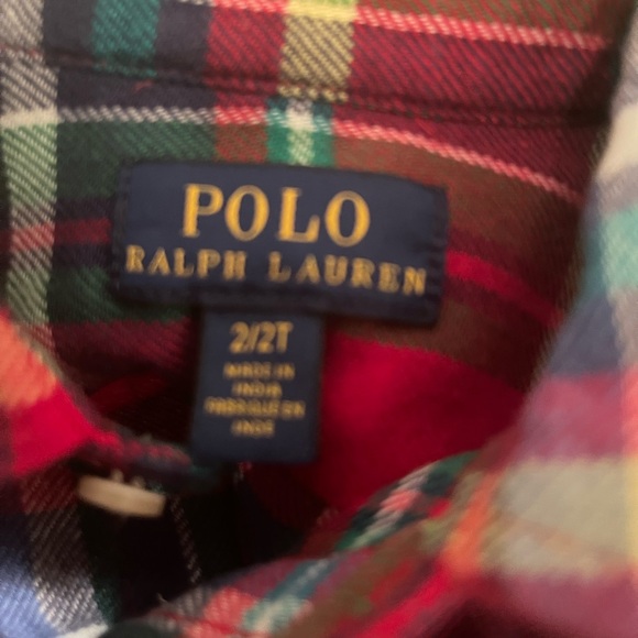 Toddler plaid swing dress - Picture 2 of 7